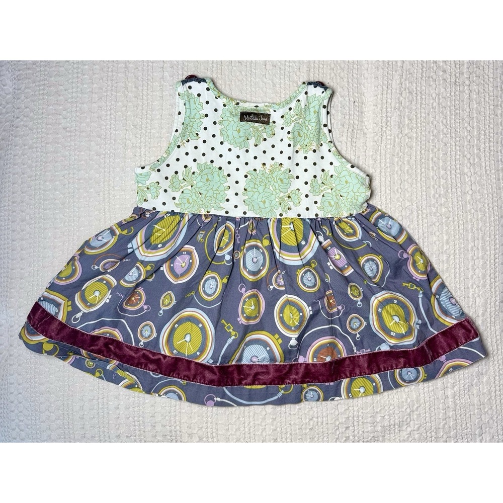 Matilda Jane‎ Lawrence Francis Sara Top Tunic Character Counts Tunic Clocks Sz 2 - Picture 2 of 4
